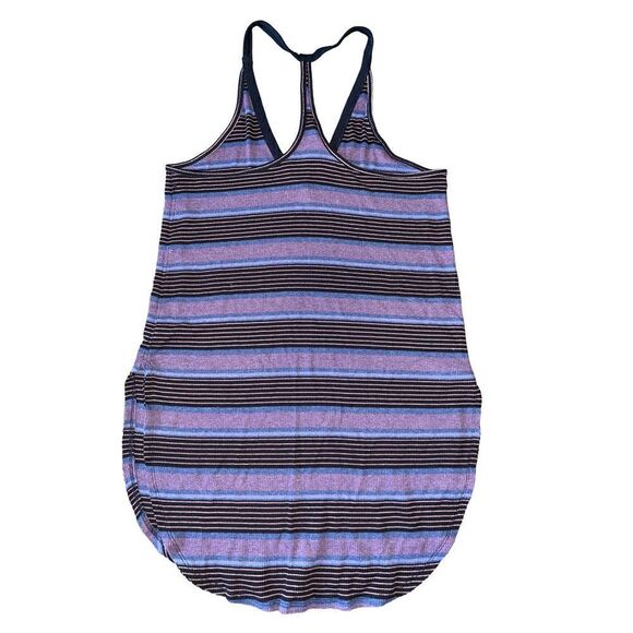 Free People Purple Striped￼ Racer Back Tank - Picture 4 of 8
